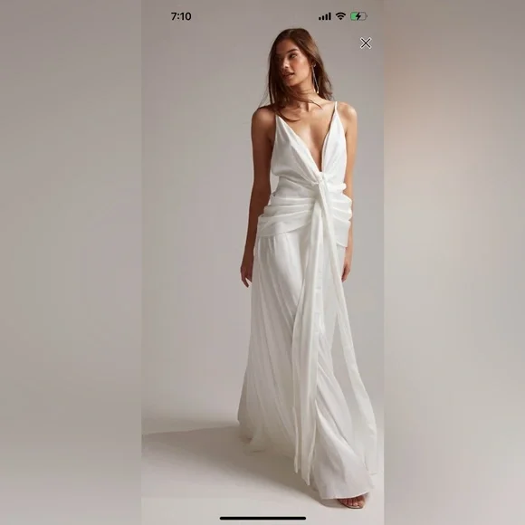 asos white bridesmaid dresses Jovani 07020 - Long Mermaid Dress
